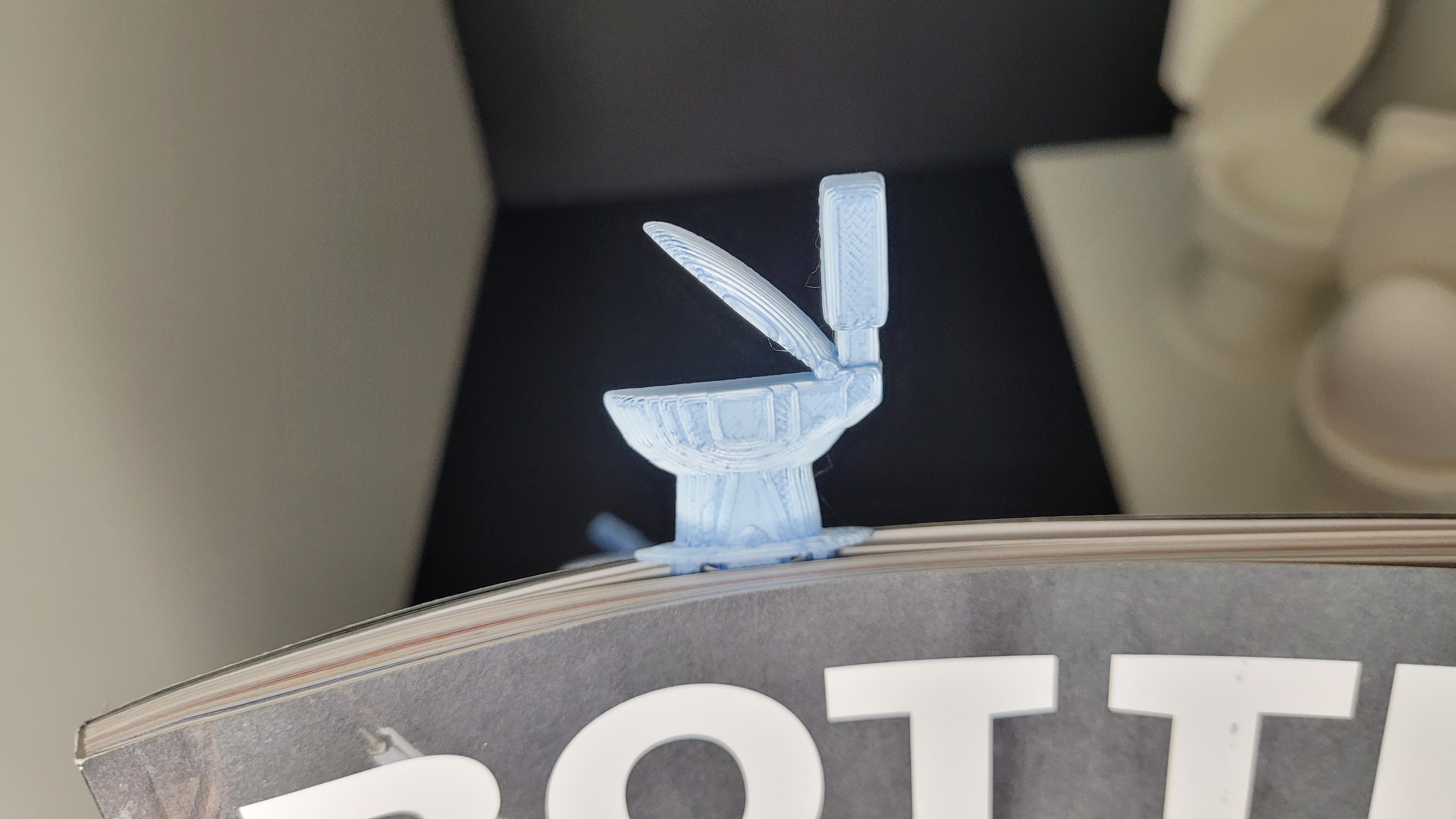 Klosezeichen / Klo Lesezeichen / toilet book mark