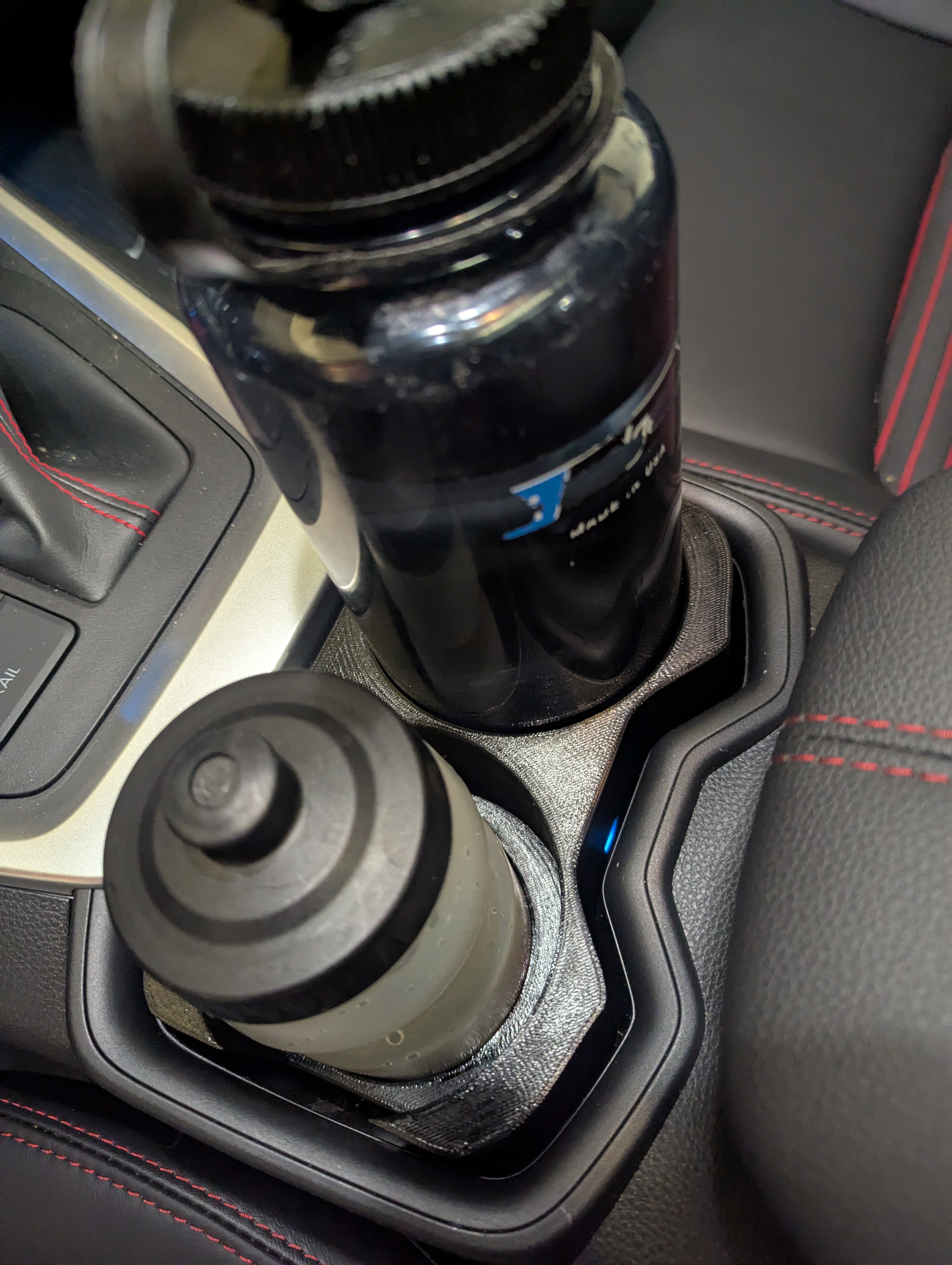 Rav4 Prime Cupholder Insert for Nalgene and Cycling Water Bottles