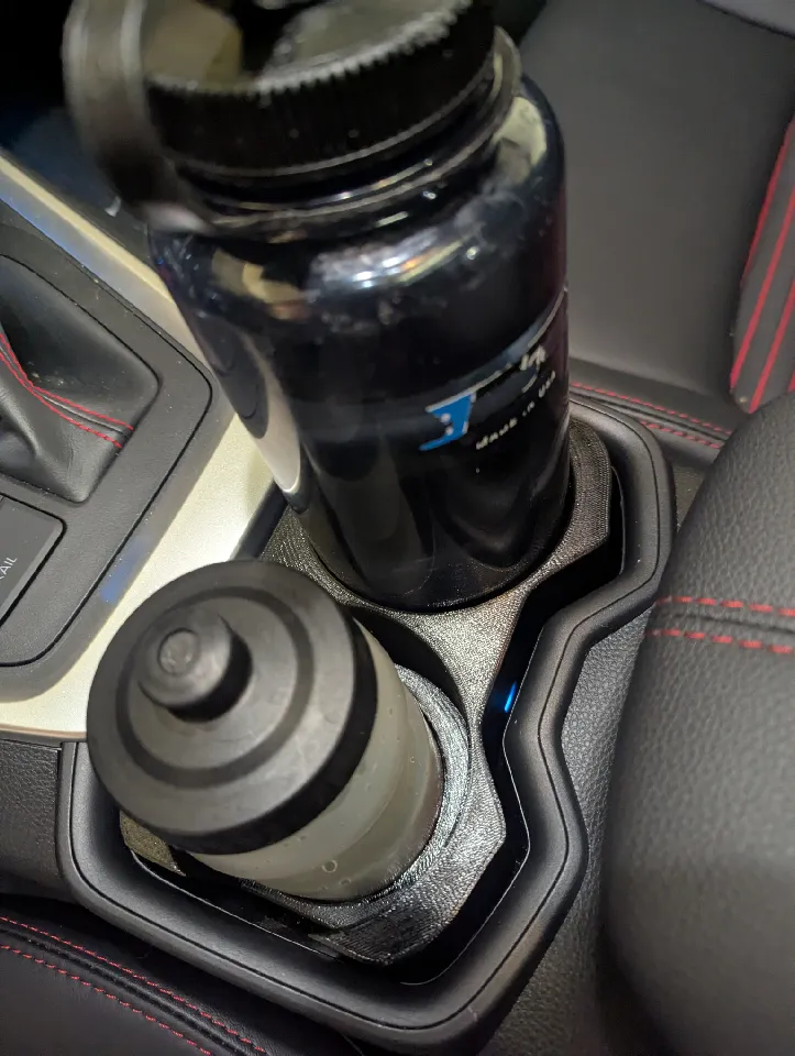 Rav4 Prime Cupholder Insert for Nalgene and Cycling Water Bottles