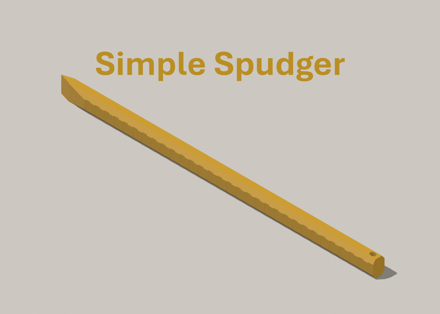 Simple Spudger