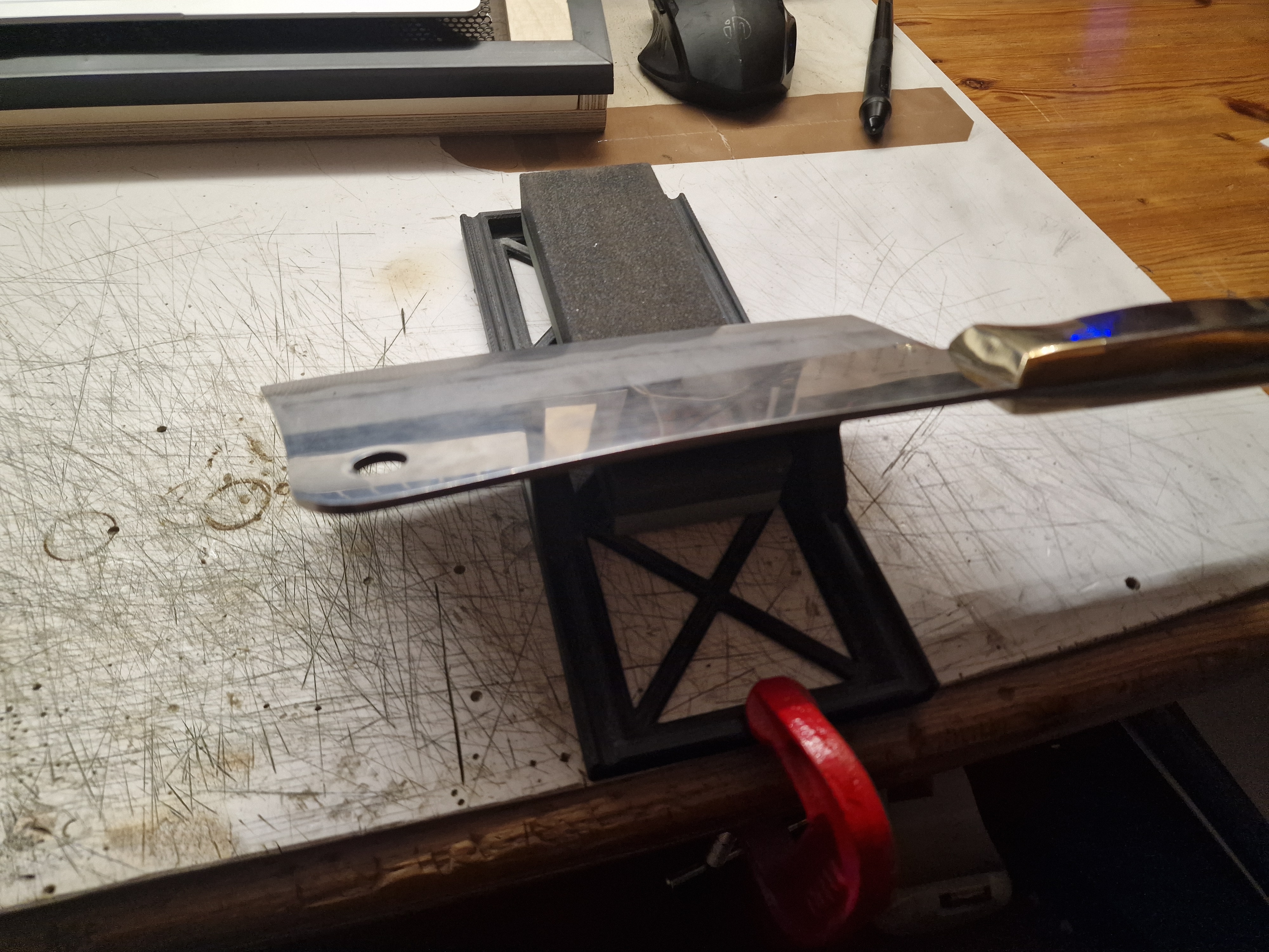 knife sharpening jig — miniatura 2