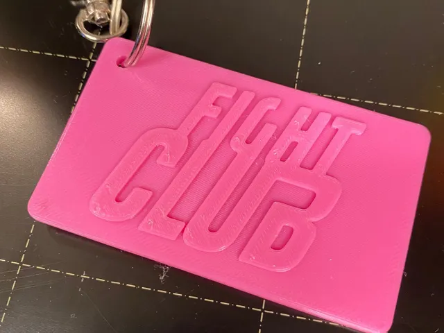 Fight Club Keychain
