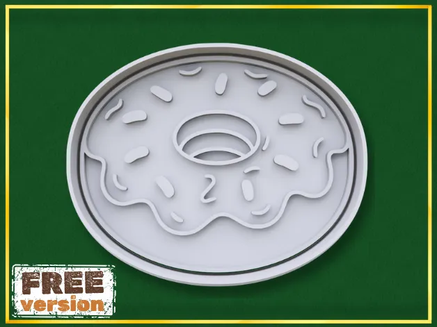 FAST FOOD DONUT COOKIE CUTTER
