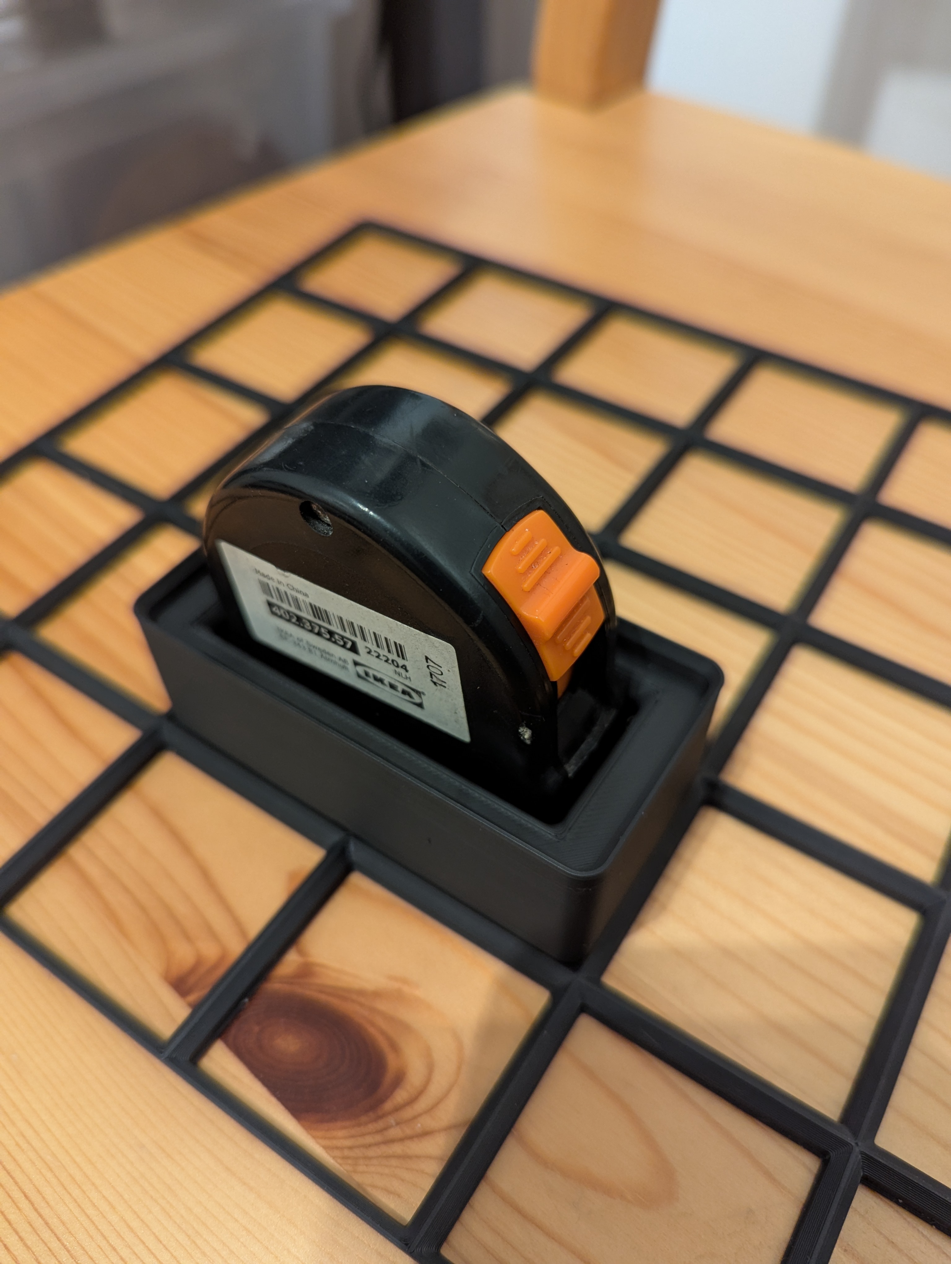 Gridfinity bin for Ikea Fixa measuring tape