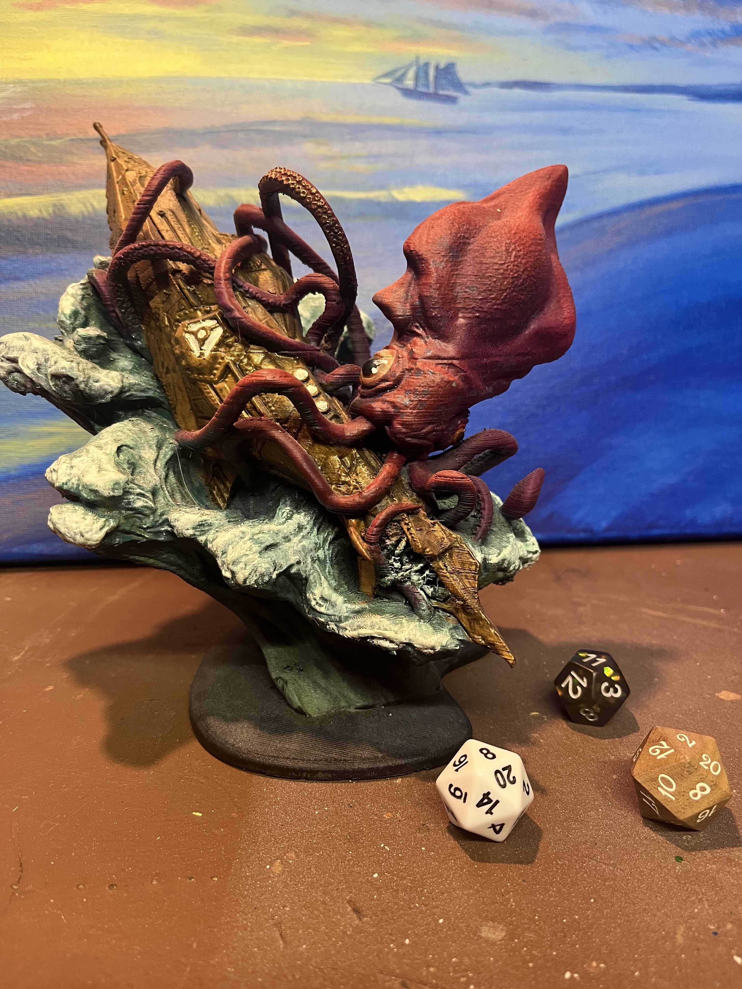 Dice Tower - Squid Attack