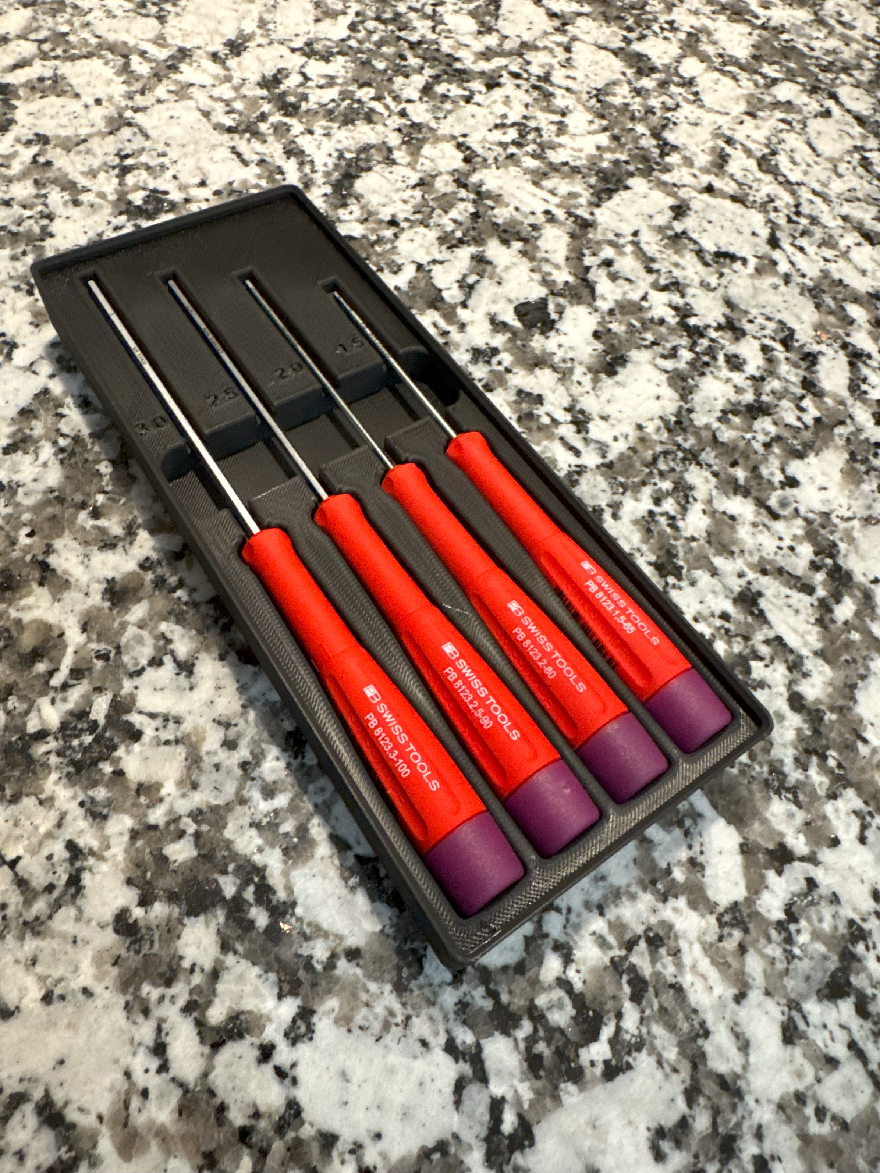 PB Swiss 8625.CBB Screwdriver Organizer - Gridfinity