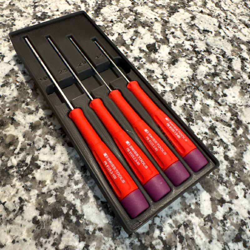 PB Swiss 8625.CBB Screwdriver Organizer - Gridfinity by