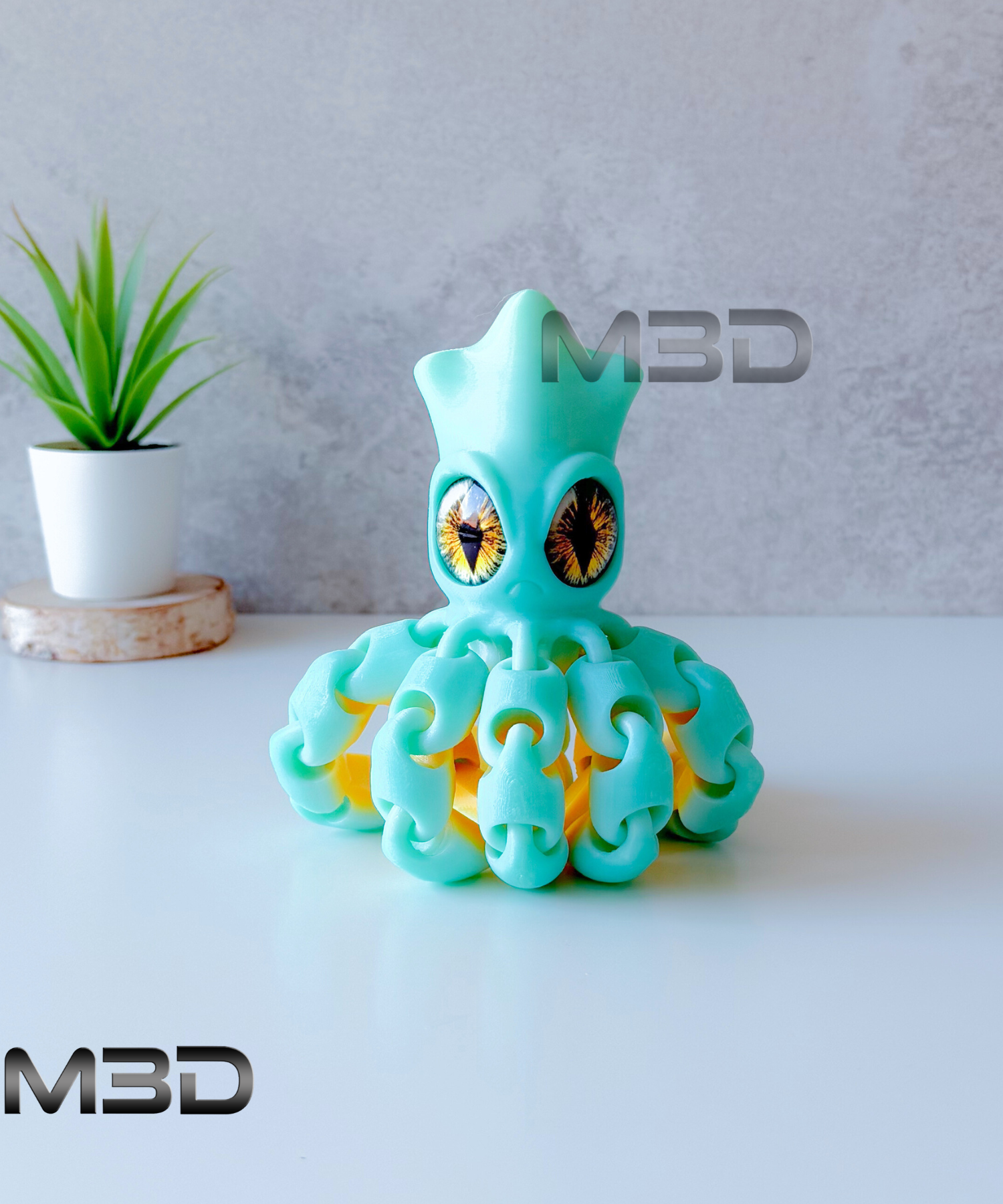 Flexi Grumpy Squid / no supports / 3mf included — miniatura 2