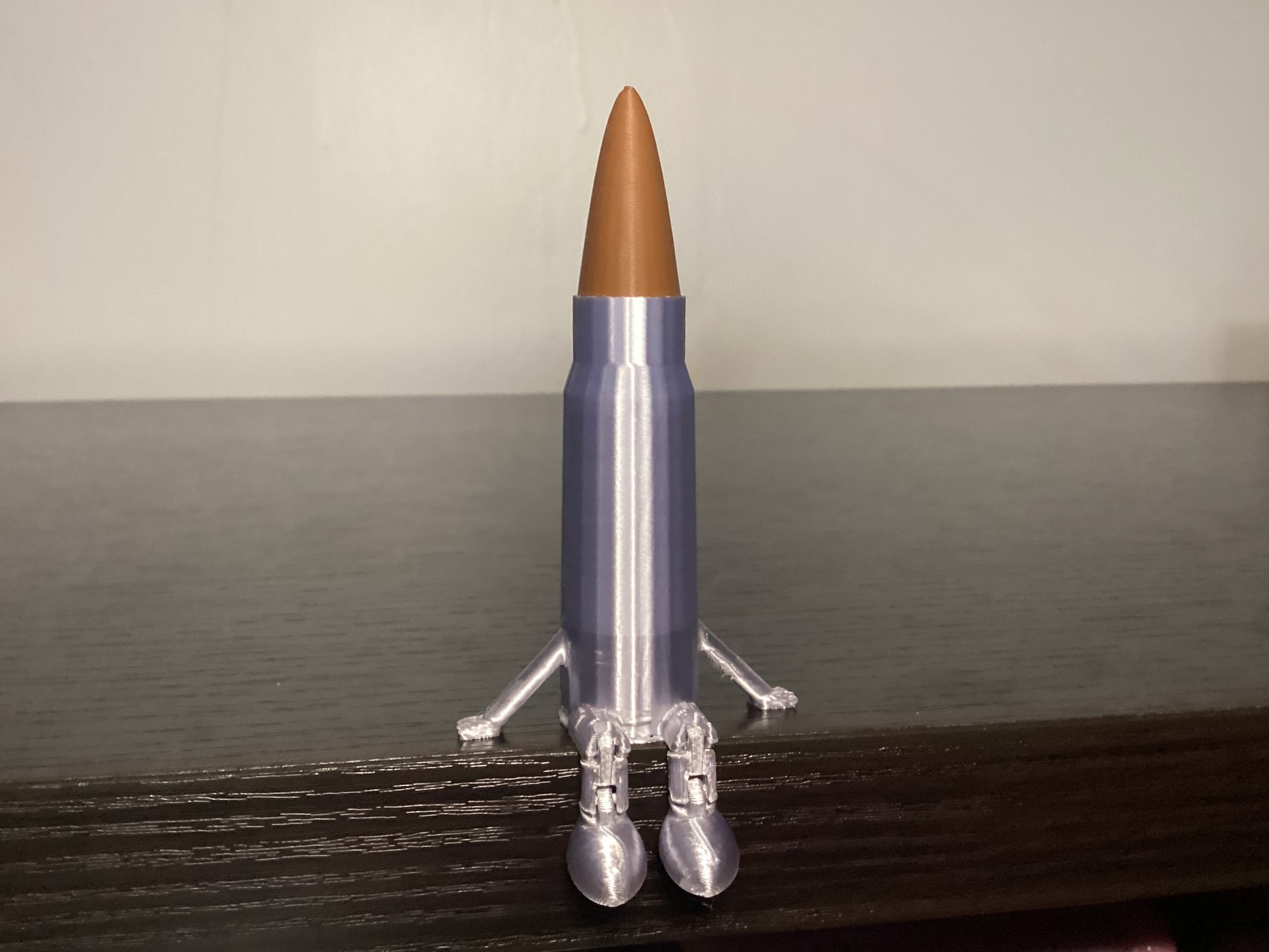 Articulated ( AK ) Rifle Bullet With Legs - Office Decor