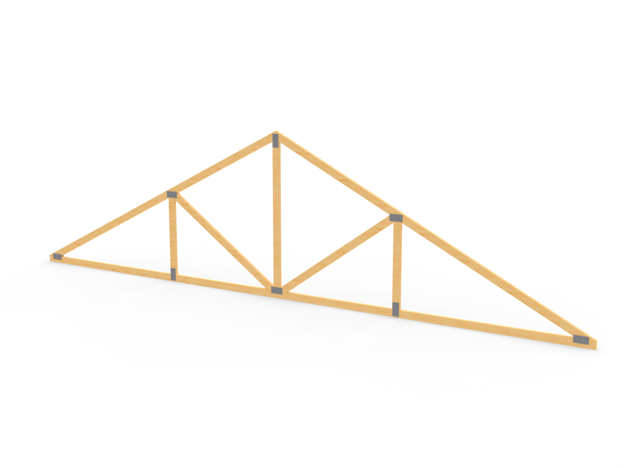 Scale 24' Wood Truss