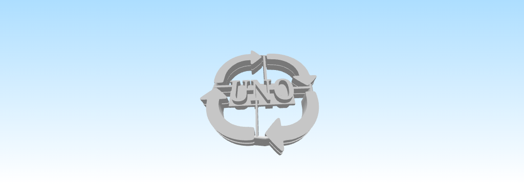 Uno direction marker but the word is reversed