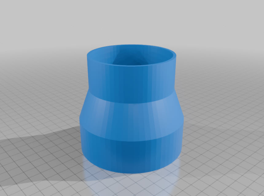 Dust Collector Reducer 90mm ID to 75mm OD
