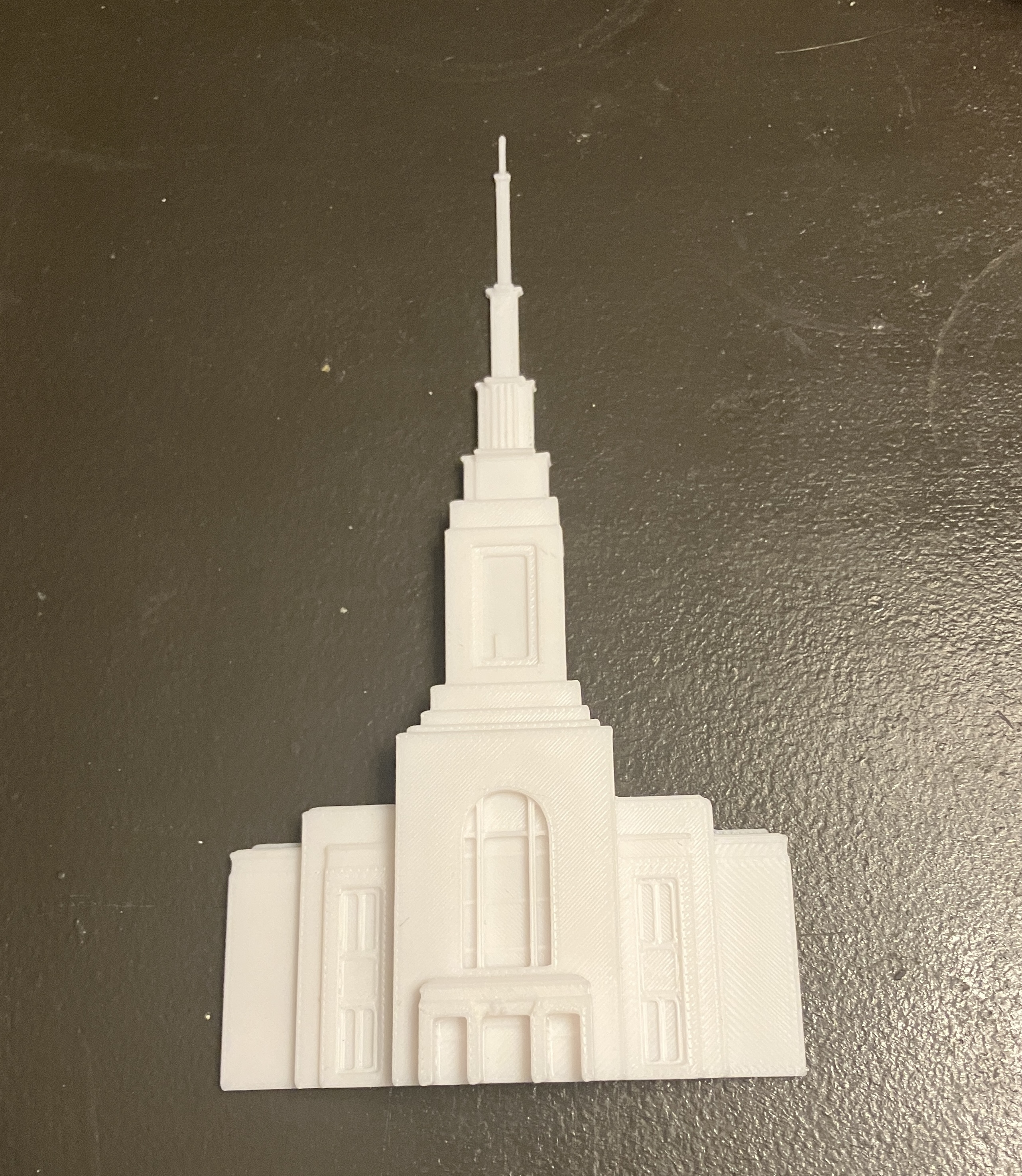 Burley temple fridge magnet