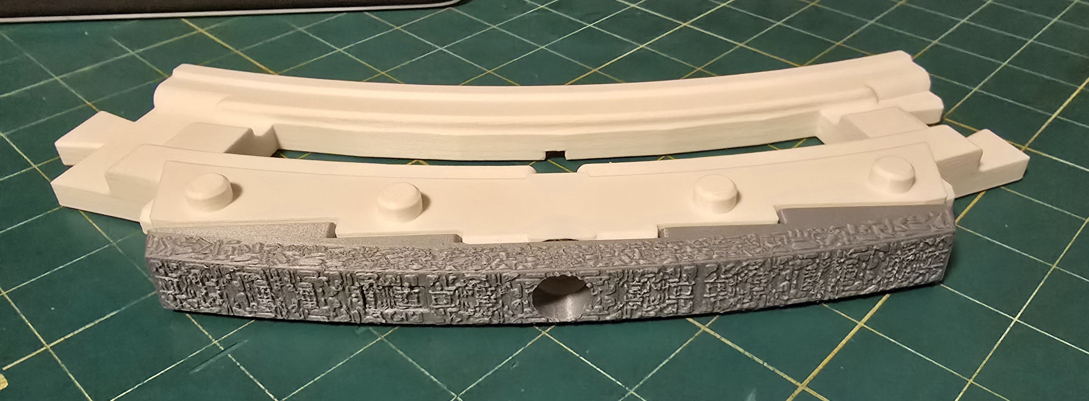 Stargate Hidden Button - Remix of ttt - gate7_1_6x3 Magnets Power and support by Spradlinb  (please note magnets are actually 6x2.75mm) 3D model thumbnail