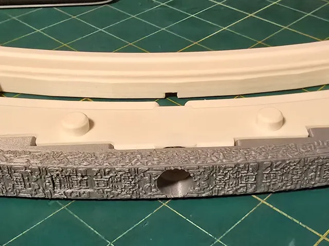 Stargate Hidden Button - Remix of ttt - gate7_1_6x3 Magnets Power and support by Spradlinb  (please note magnets are actually 6x2.75mm)