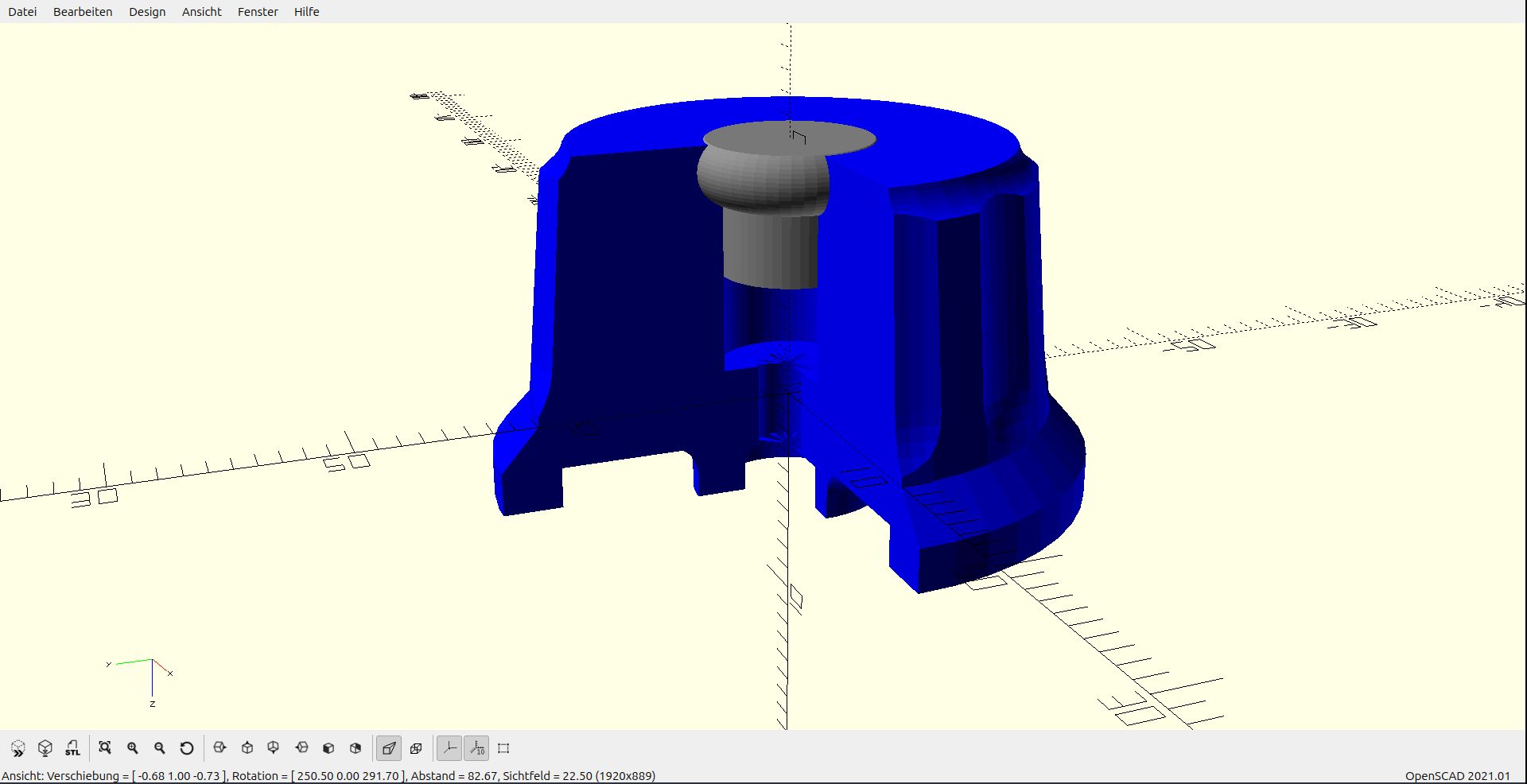 Knob for Variable Capacitor - Knopf für Drehkondensator