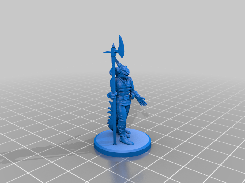 Miniatura 4 do modelo 3D Dragonborn Line Infantry Command