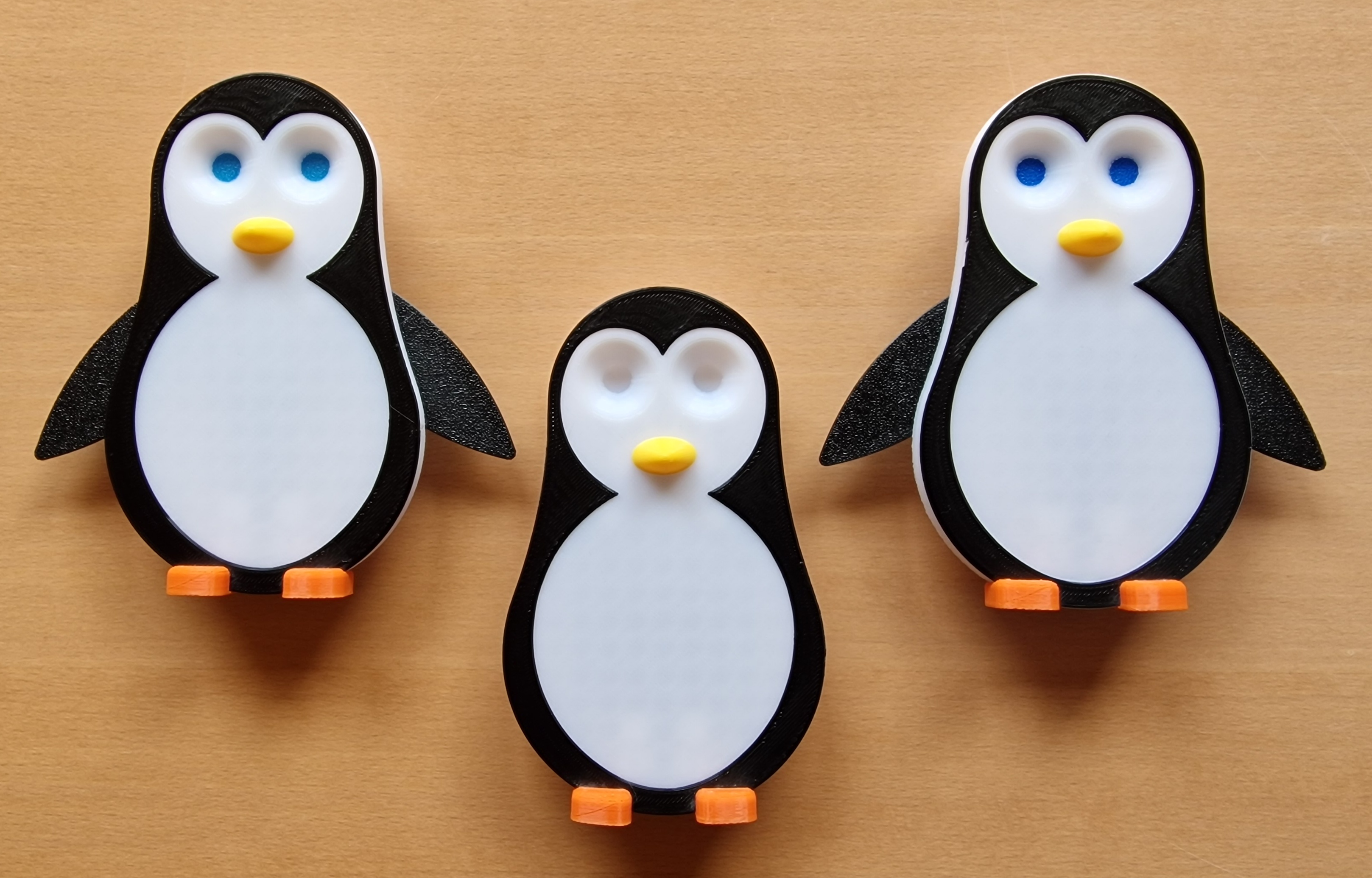 Magnetic Key Holder - Penguin Style (FreeCAD)