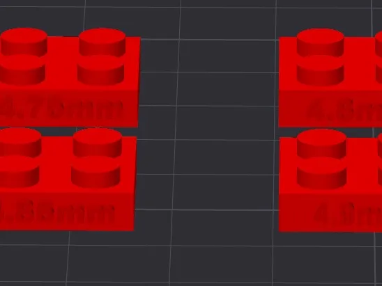 Lego stud size testers