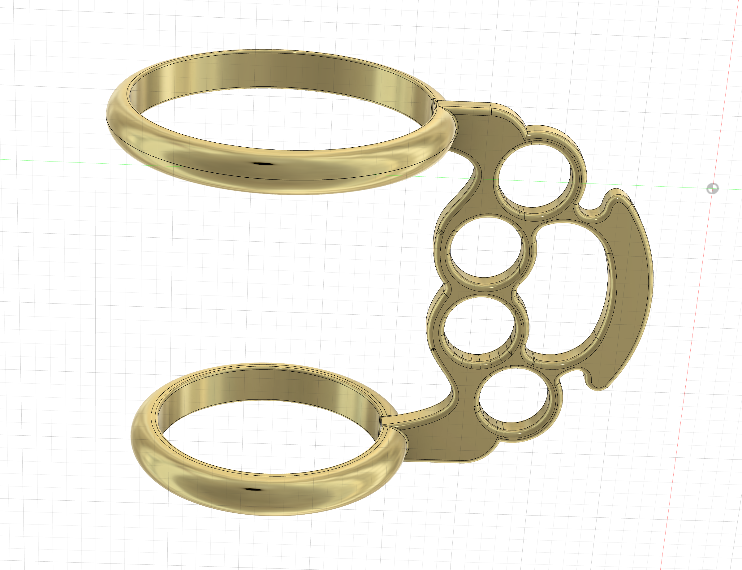 Brass Knuckle Cup holder for Reebok 40oz