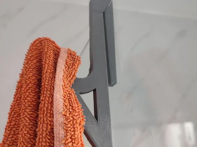 Modern bathroom Hook for 6mm glass