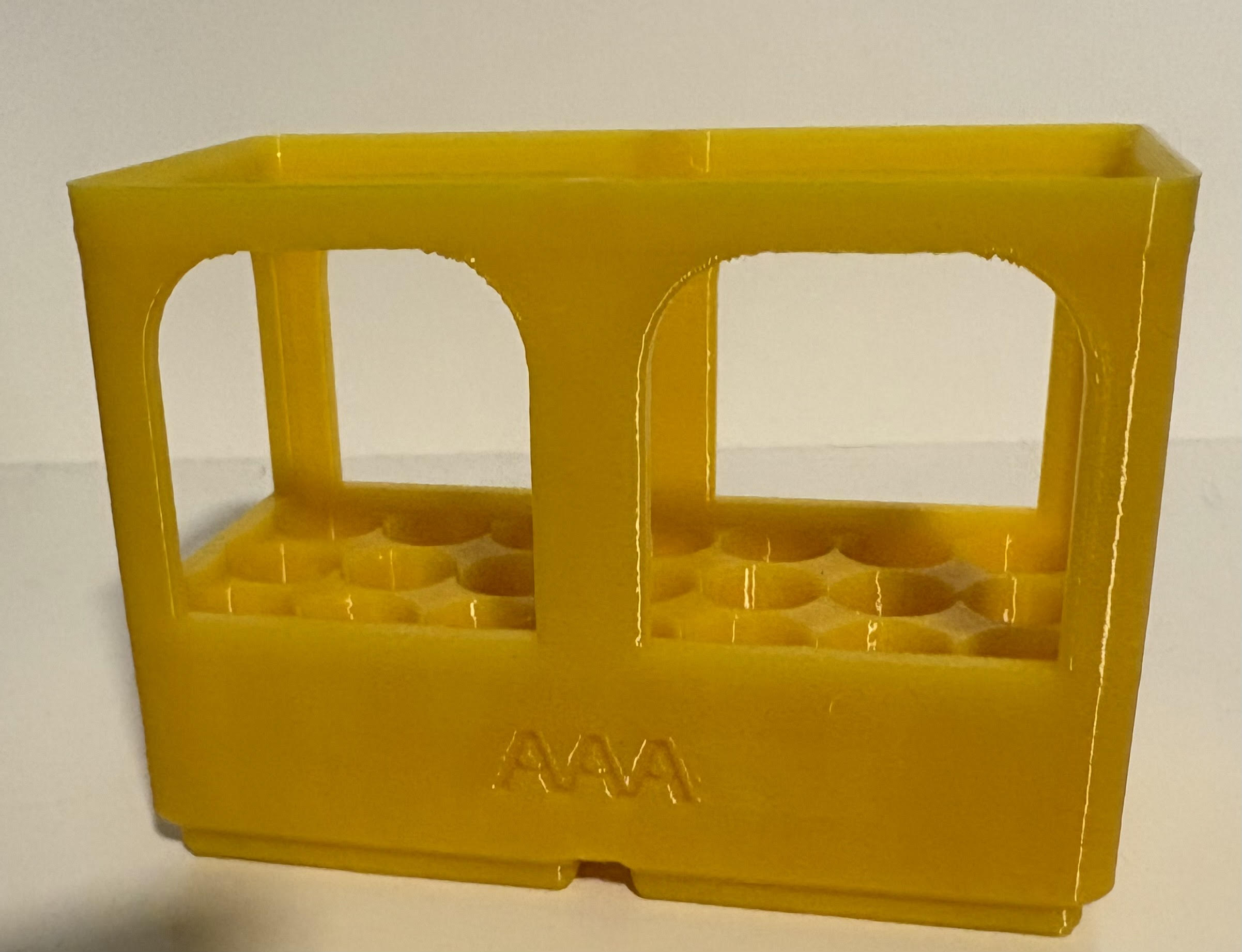 AAA Holder with 8U Height - Gridfinity 3D model thumbnail