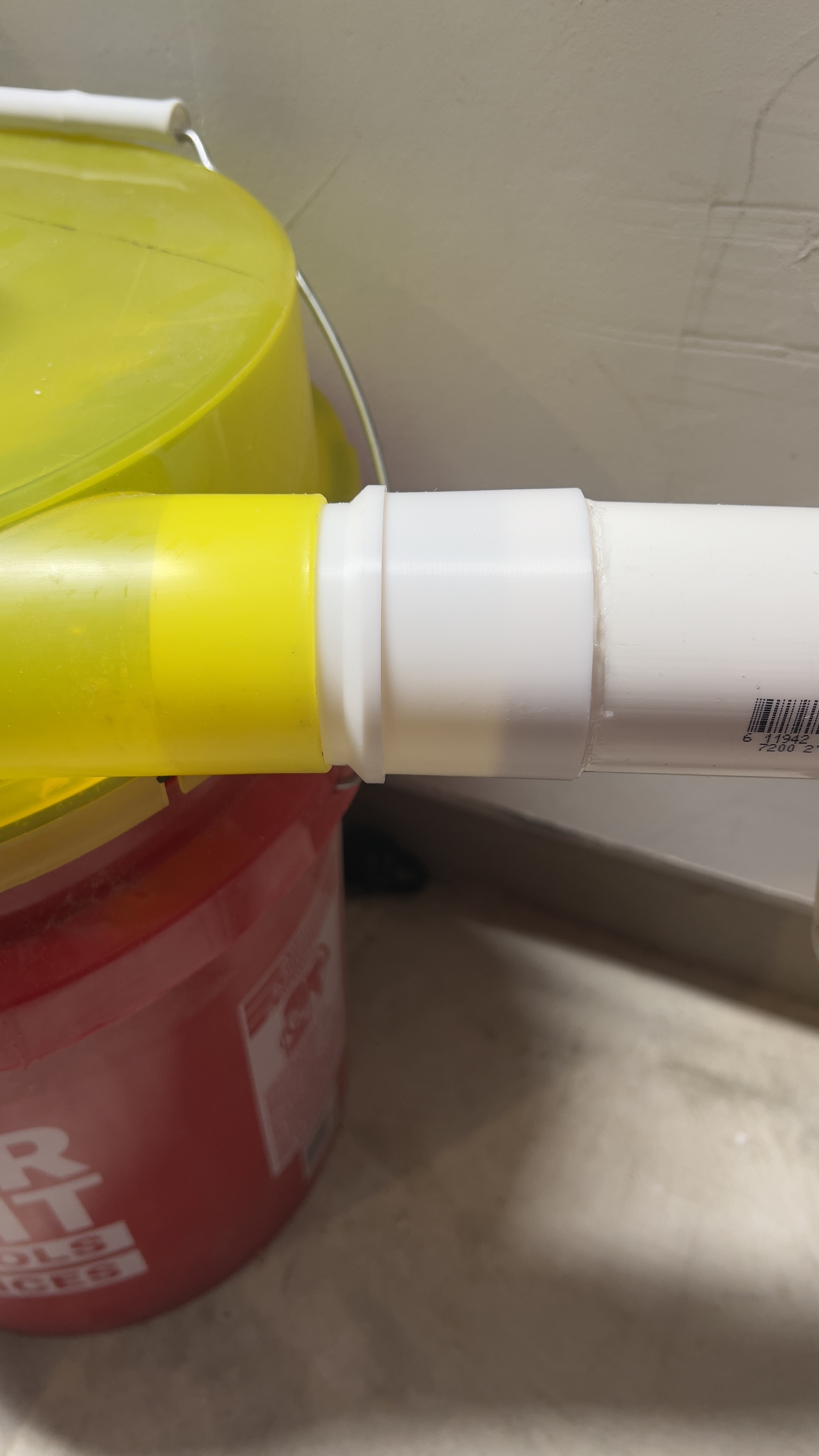 shop vac to 2 inch PVC coupling