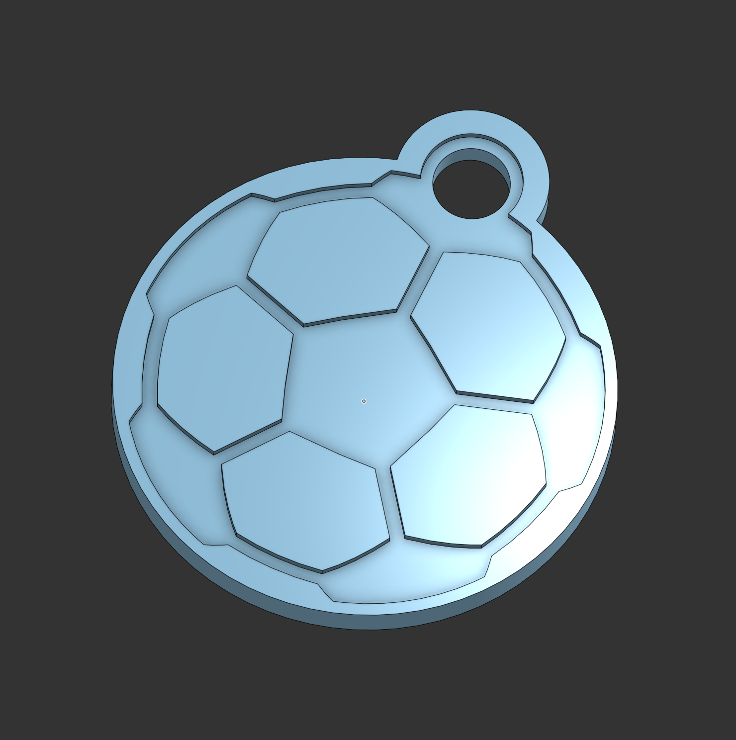 Soccer Keychain