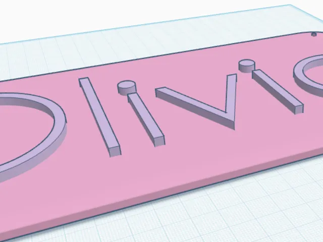 Bedroom or Office Name Sign Olivia