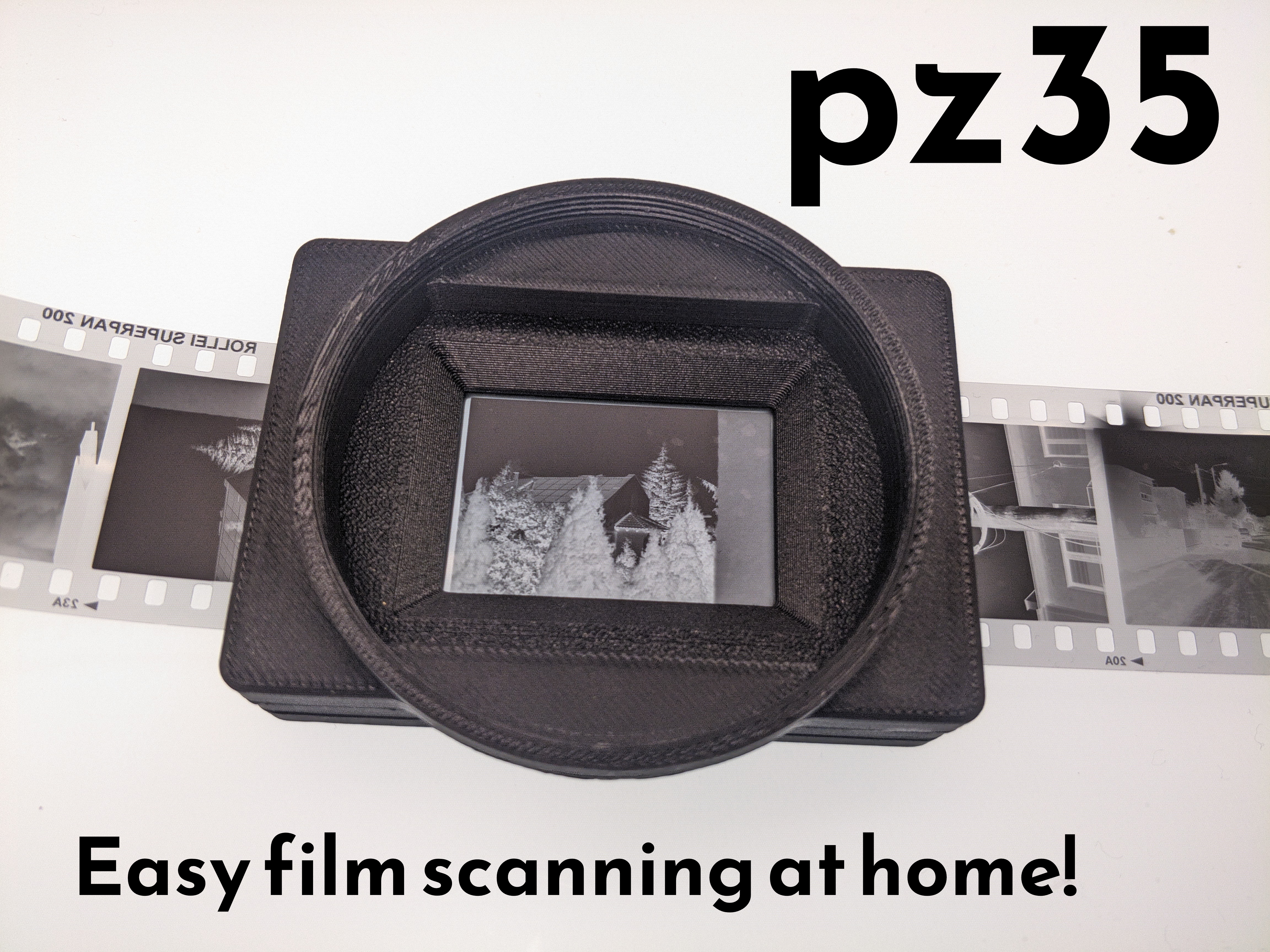 pz35 - Easy film scanning at home! DSLR/Mirrorless