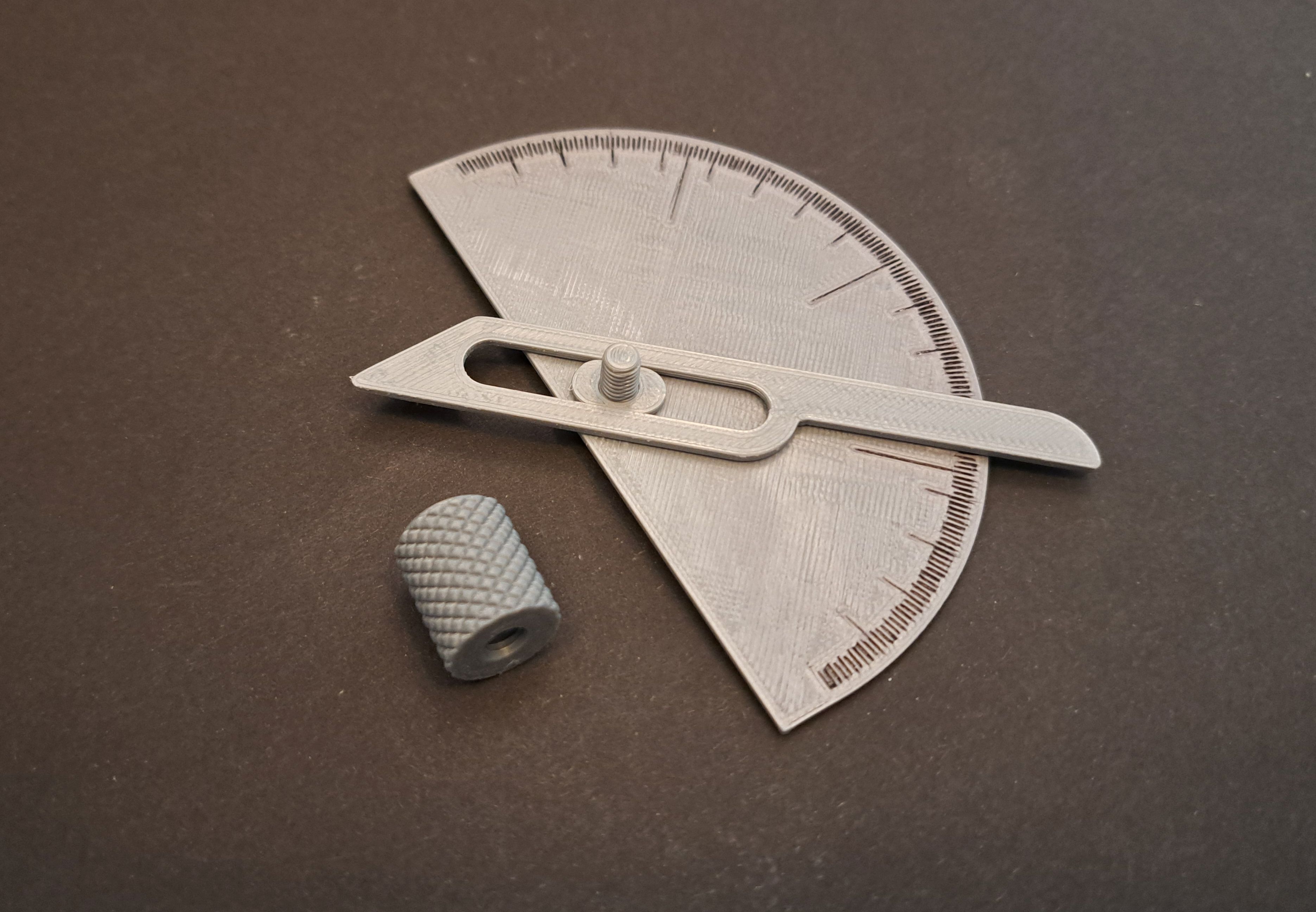 Miniatura 3 do modelo 3D Angle Gauge / Protractor