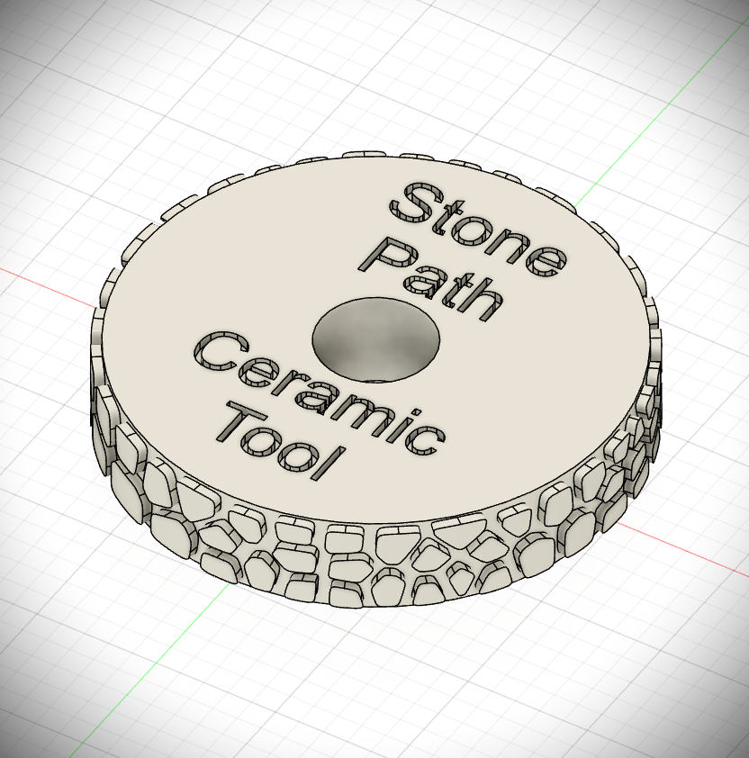 Stone Path Ceramic Roller Tool