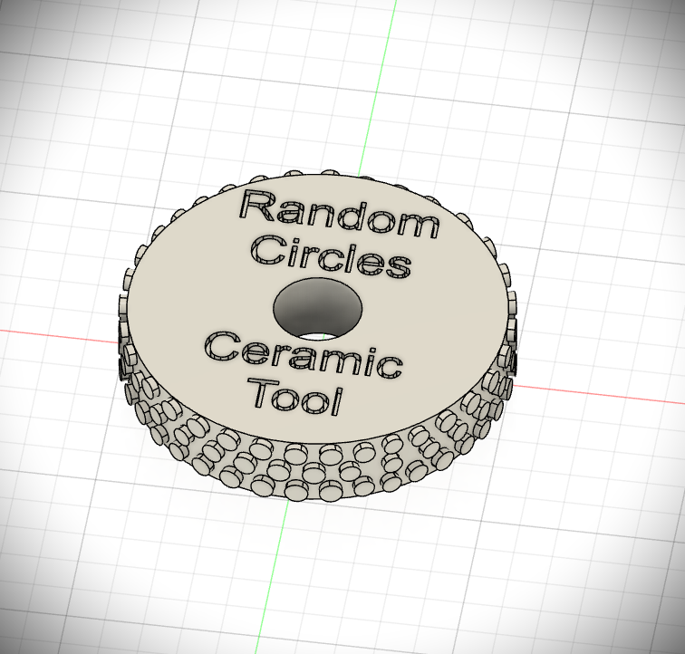 Random Circle Ceramic Roller Tool