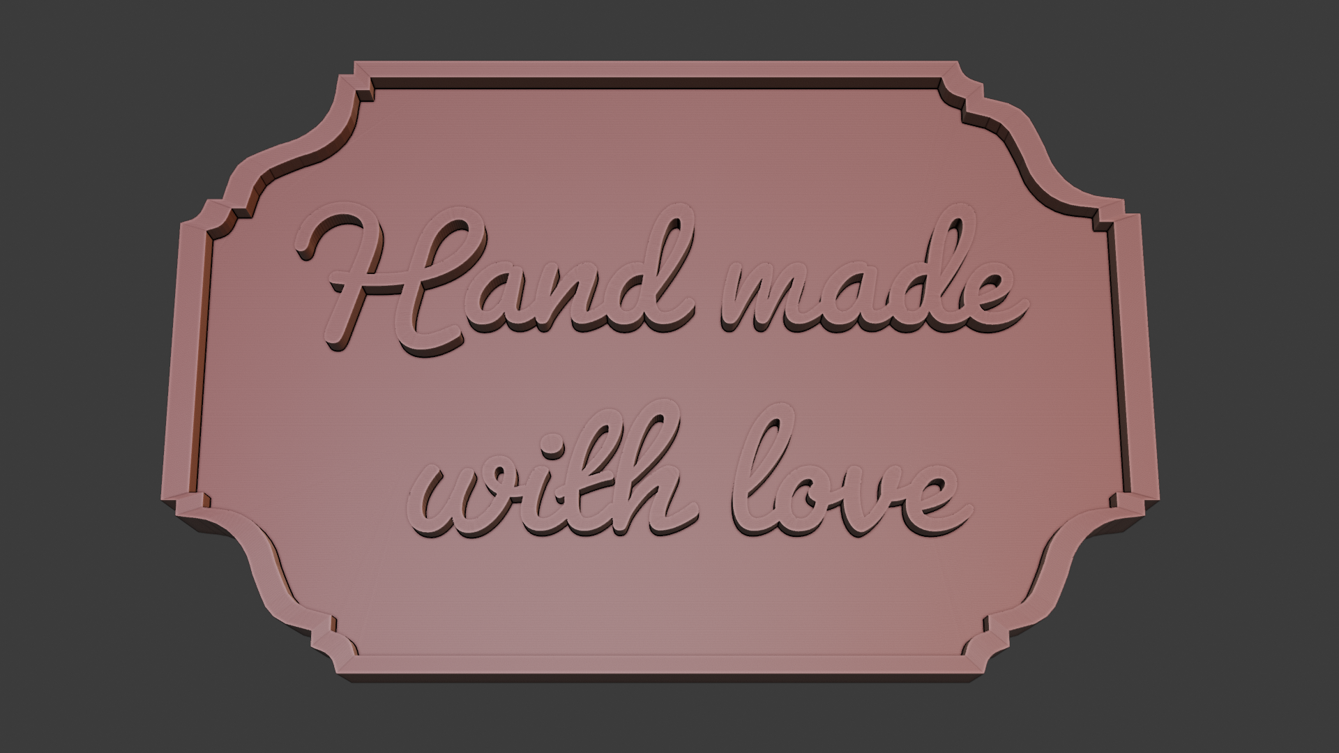 Stamp Hand Made /  Hand Thrown