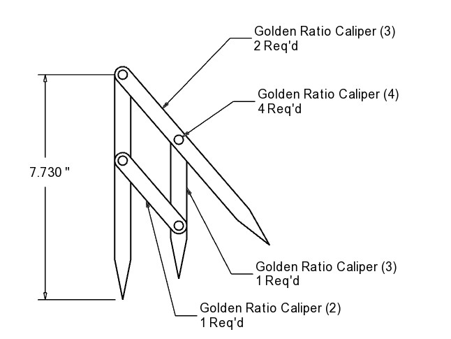 Golden Ratio Calipers
