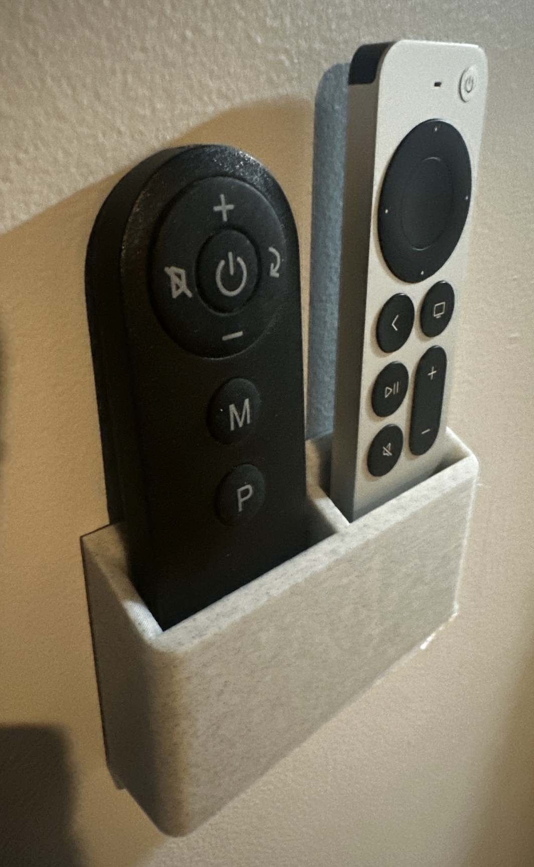 Dual Remote Holder (Wall Mount)