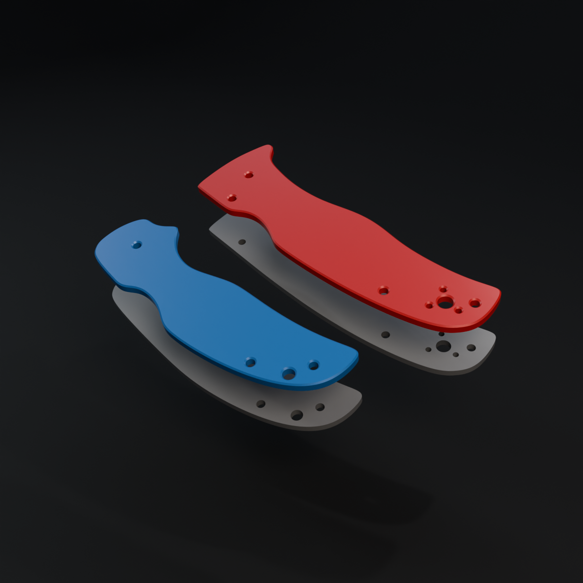 Knife handle prototypes