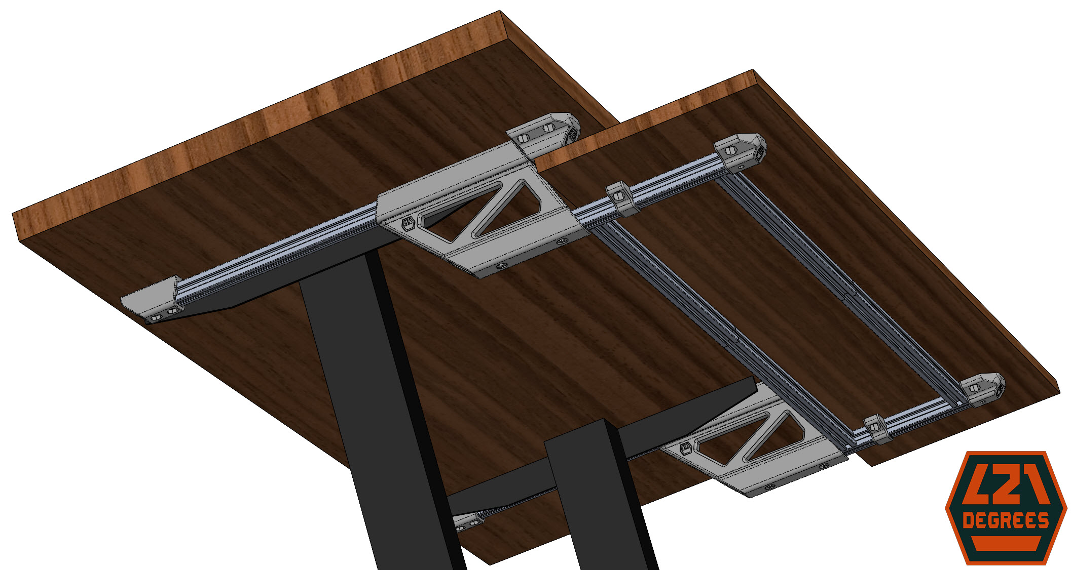 Keyboard MegaShelf, sliding keyboard and peripheral shelf/tray
