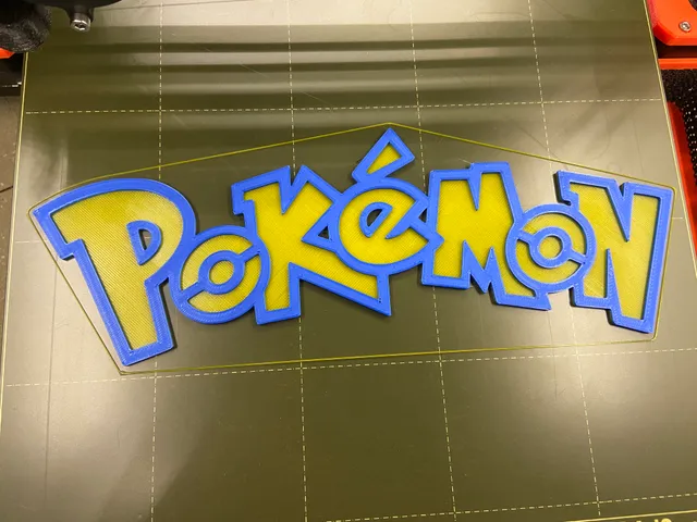 Pokemon Logo Plaque