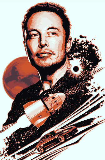 Elon Musk Hueforge