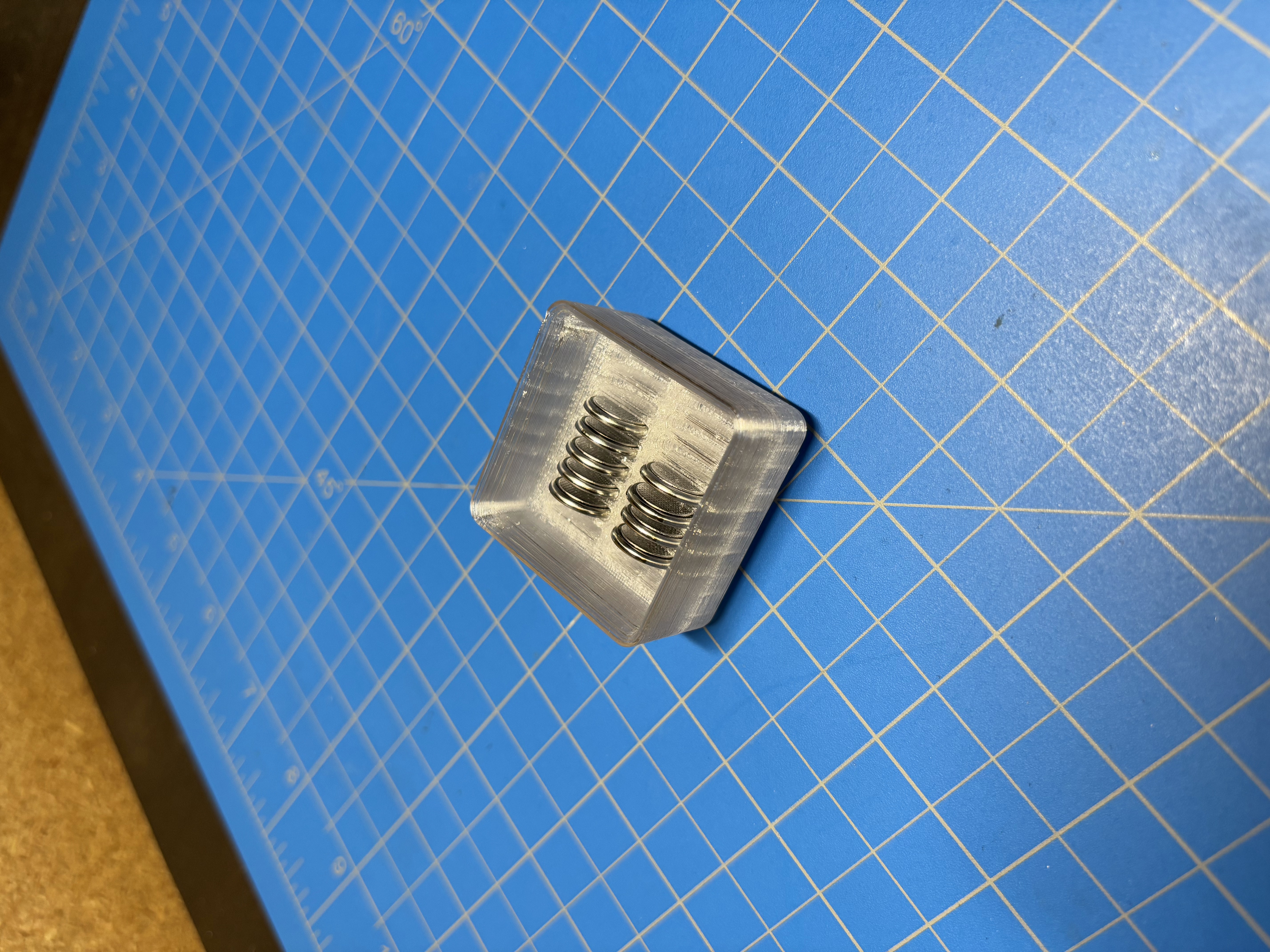 Miniatura 2 do modelo 3D Gridfinity CR1220 Battery Holder Stackable
