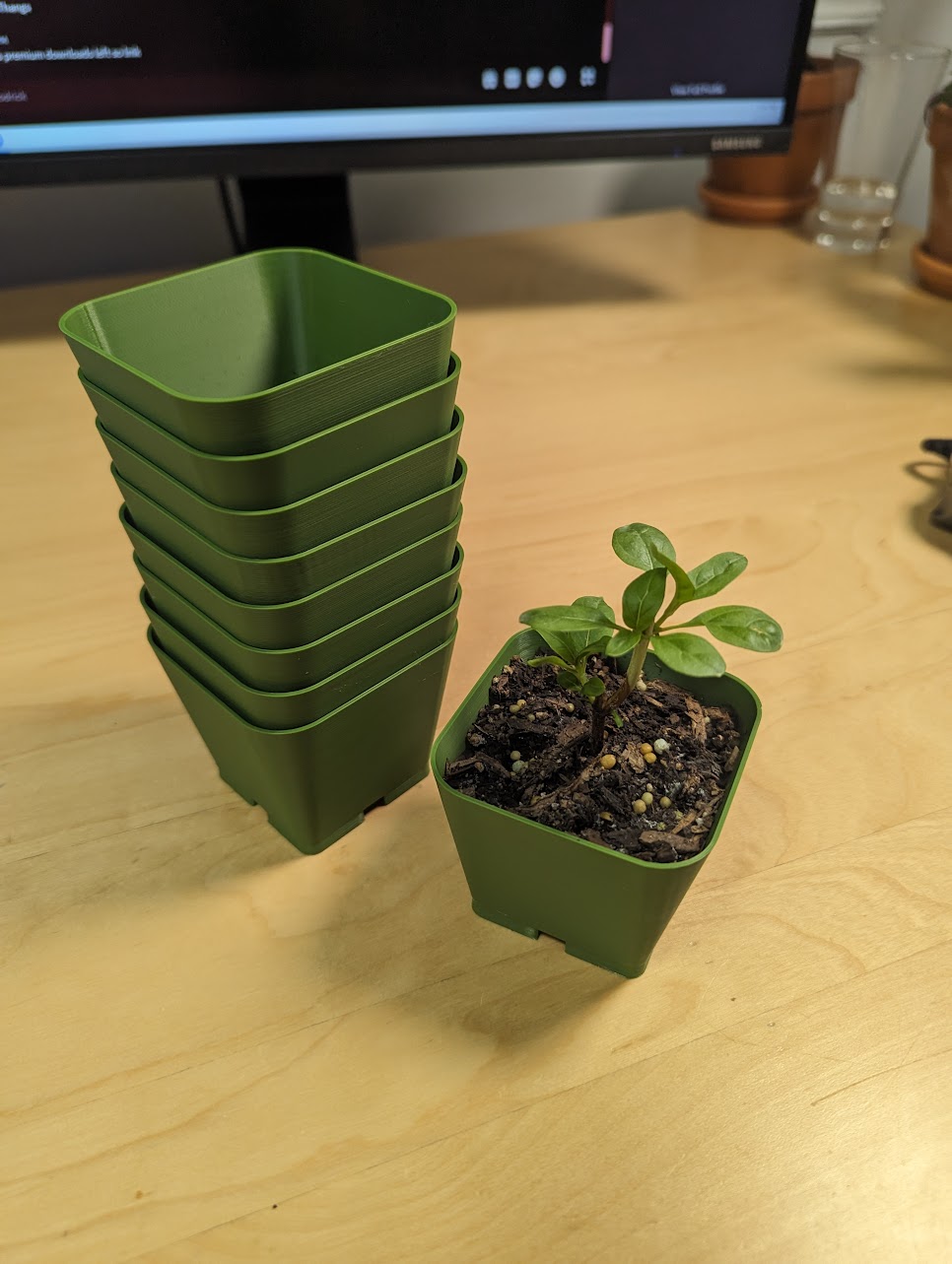 Print-A-Planter | No supports | Drainage | 1 piece | Printer Optimized