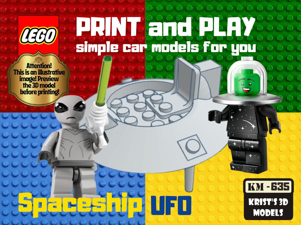 LEGO UFO spaceship