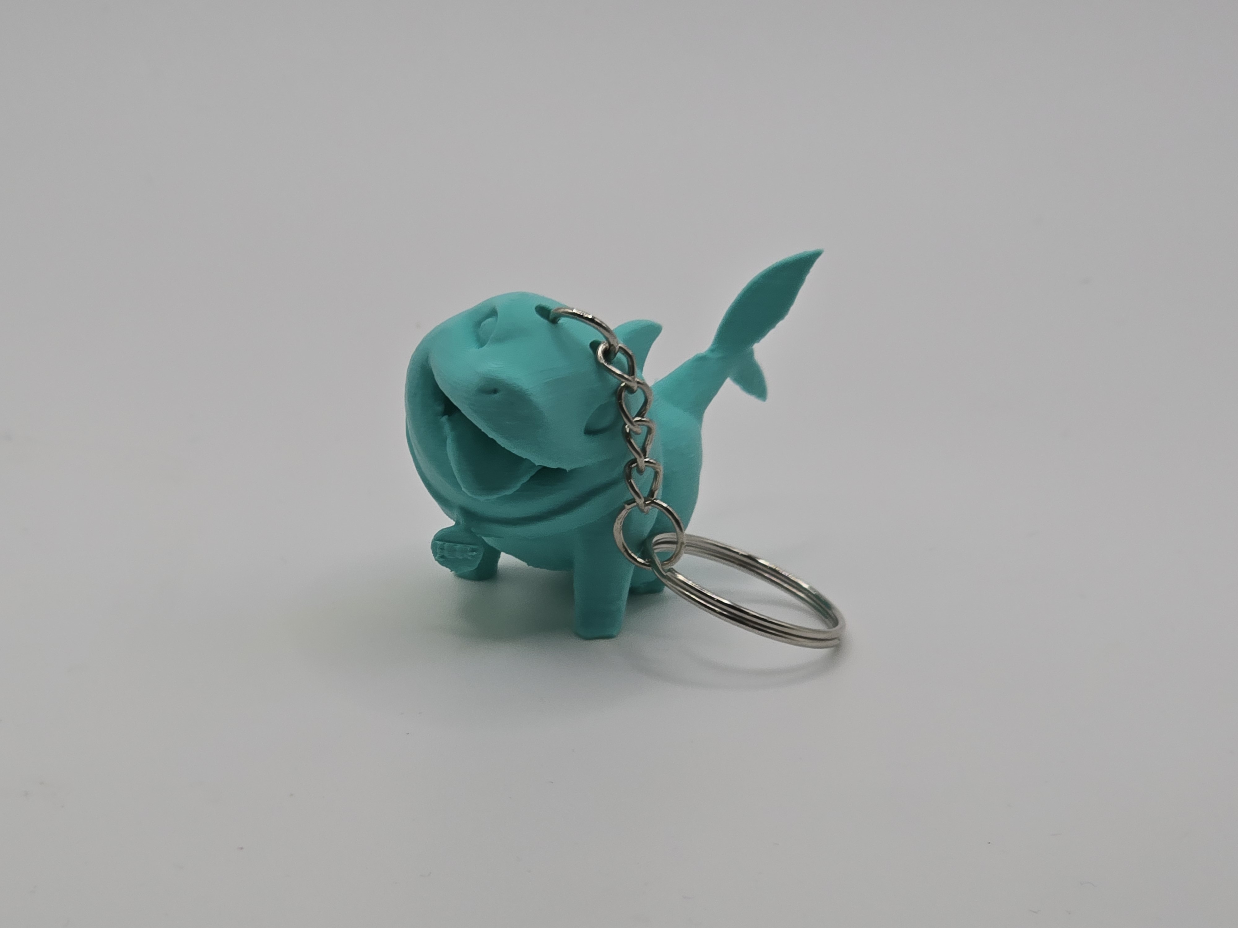Jeff the Land Shark Figure Keychain (Remix) 3D model thumbnail