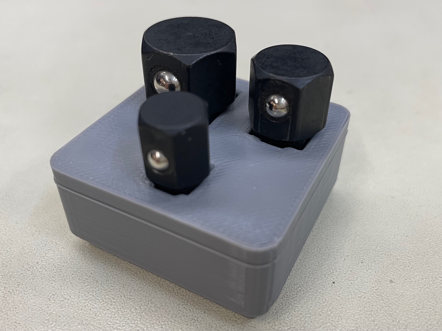 Miniatura 5 do modelo 3D gridfinity bin for socket adapters