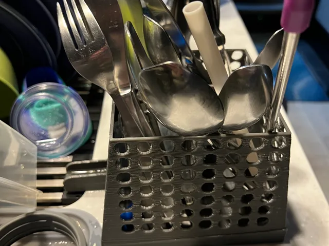 Silverware rack
