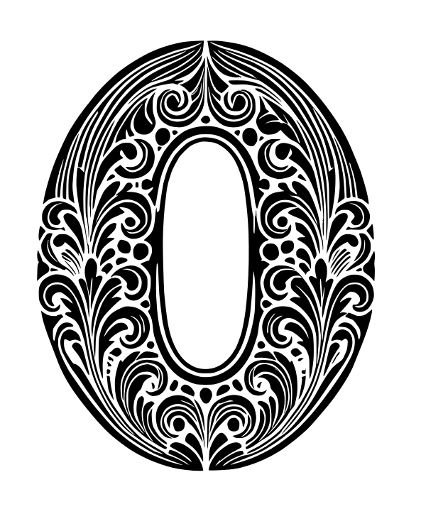 Ornamental number 0 (1)