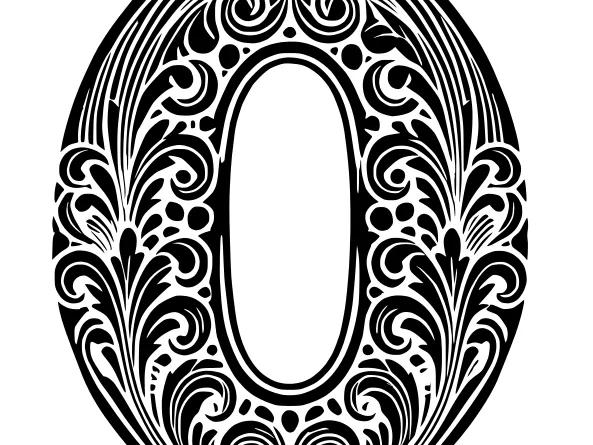 Ornamental number 0 (1)