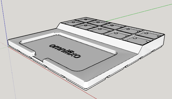 Omnifixo with Gridfinity! Remix With Top Magnet Holes