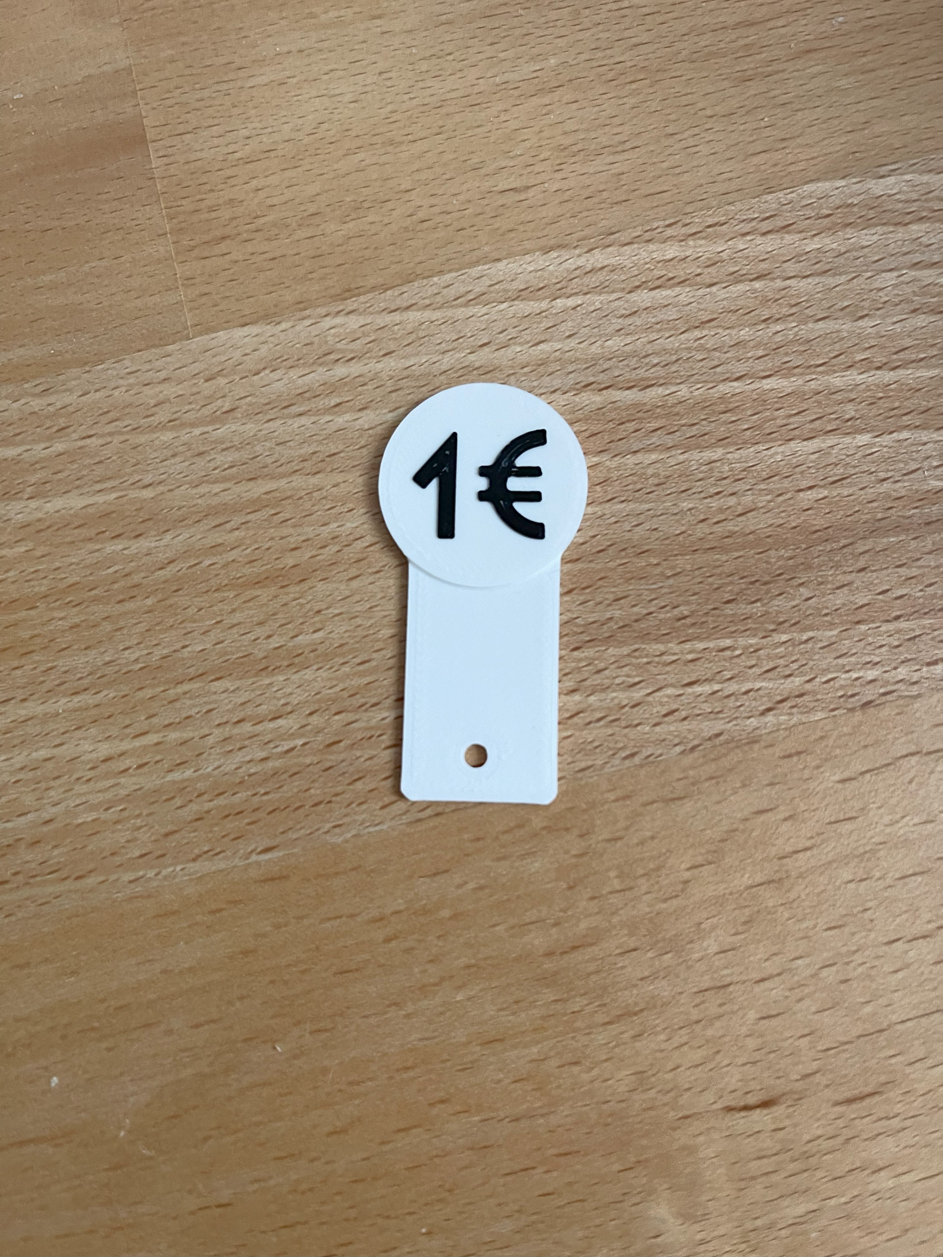 1EURO SHOPPING CART COIN